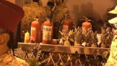 حريق بجناح المدينة المنورة بمهرجان الجنادرية