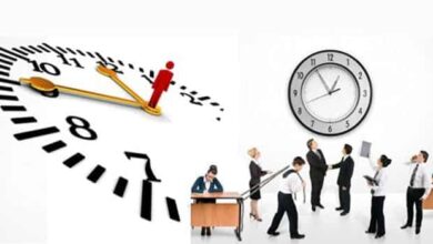 عدد ساعات العمل في مشروع العمل الجديد