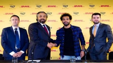 محمد صلاح سفيراً لعلامة شركة دي إتش إل إكسبريس